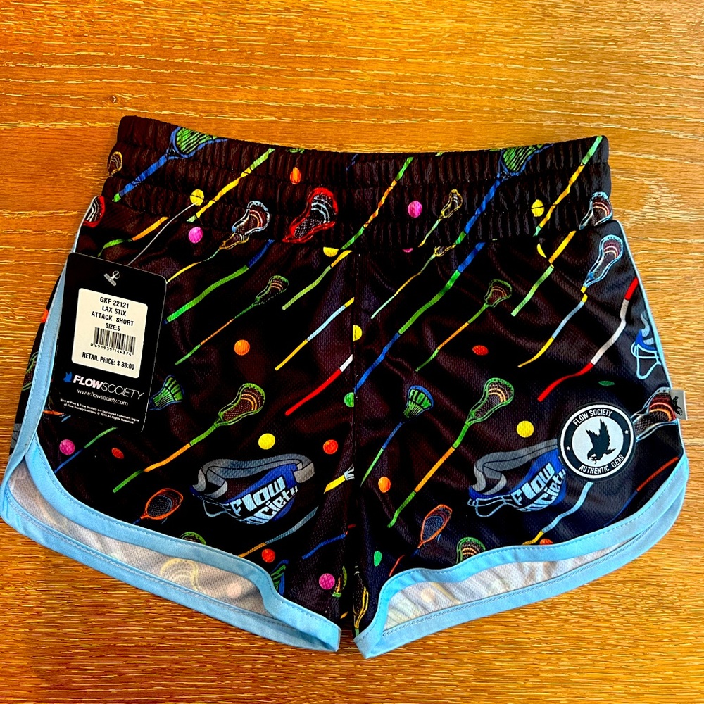 Flow Society girls Lacrosse shorts